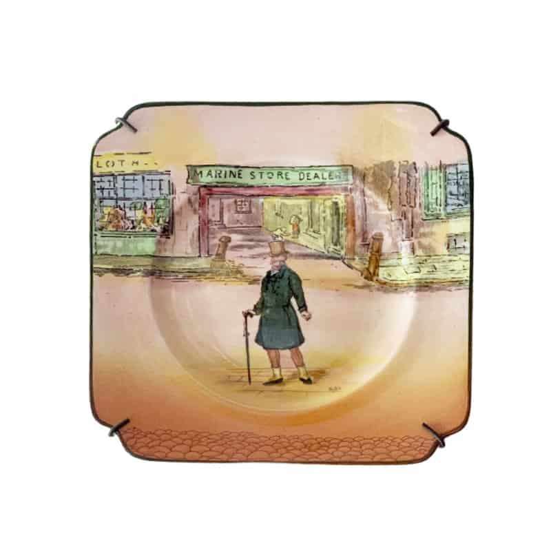 Royal Doulton Dickens Mr Micawber Pink Side Plate