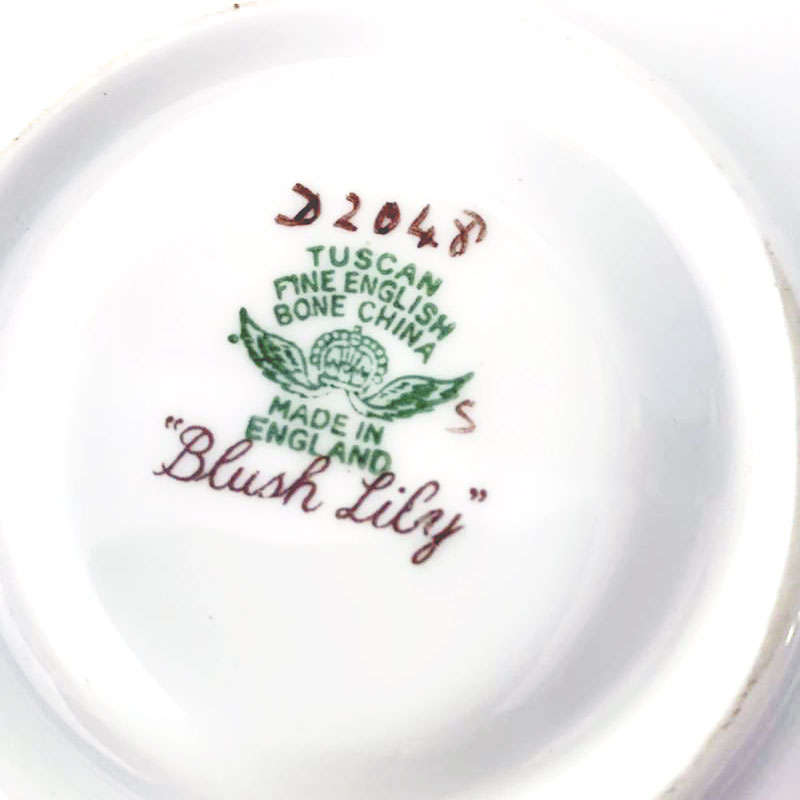 Tuscan China Blush Lily Duo D2048