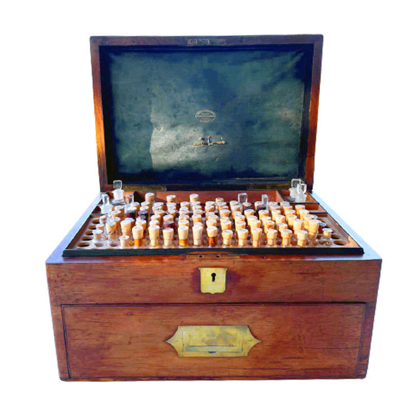 Victorian Ashton and Parsons Homeopathic Pharmacy London Box