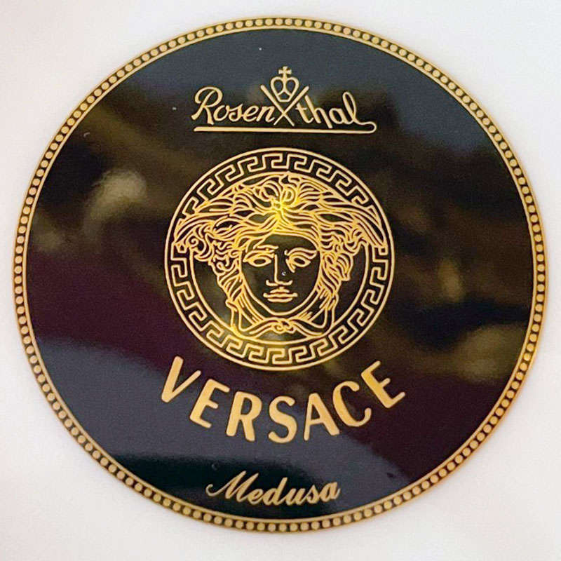 Rosenthal Versace Red Medusa Cream Jug