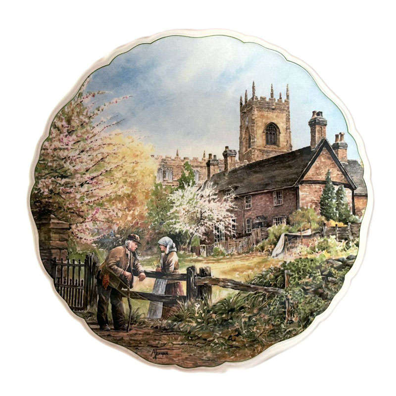 Royal Doulton Village Life On Memory Lane Plate