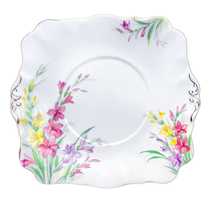 Royal Standard Garden Glory Tea Cake Plate