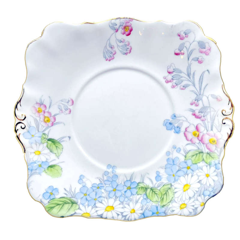 Royal Standard Wild Flower Tea Cake Plate