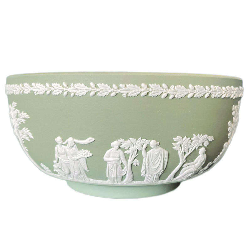 Wedgwood Green Jasper Ware Bowl