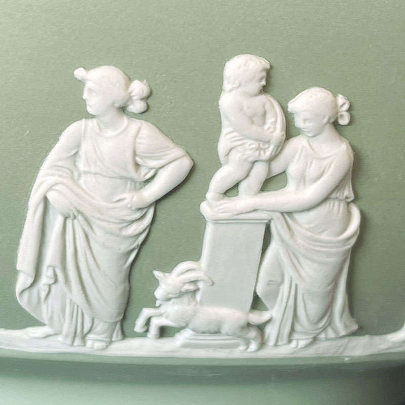 Wedgwood Green Jasper Ware Bowl