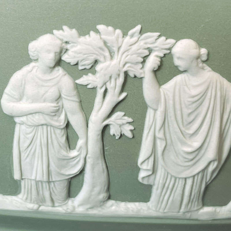 Wedgwood Green Jasper Ware Bowl