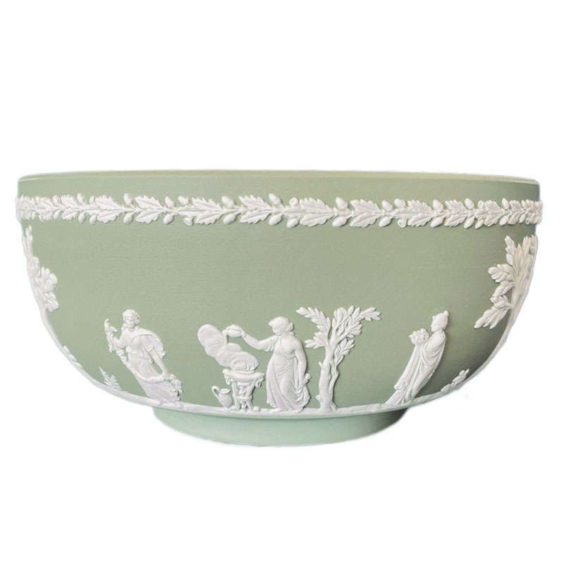Wedgwood Green Jasper Ware Bowl