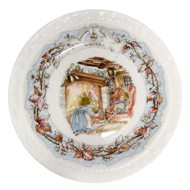 Brambly Hedge Royal Doulton Set Of Four Seasons Plates