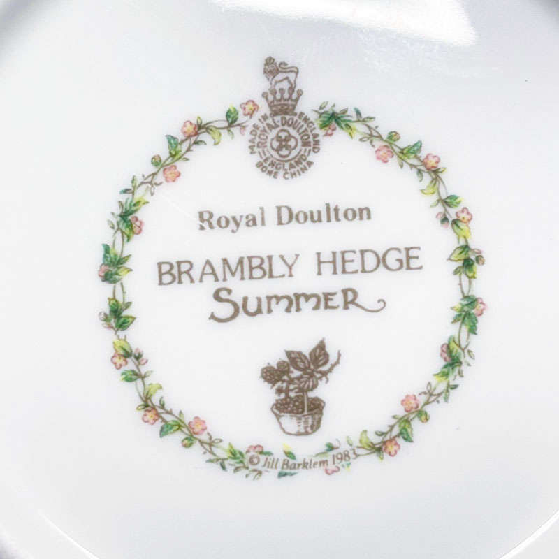 Brambly Hedge Royal Doulton Set Of Four Seasons Plates