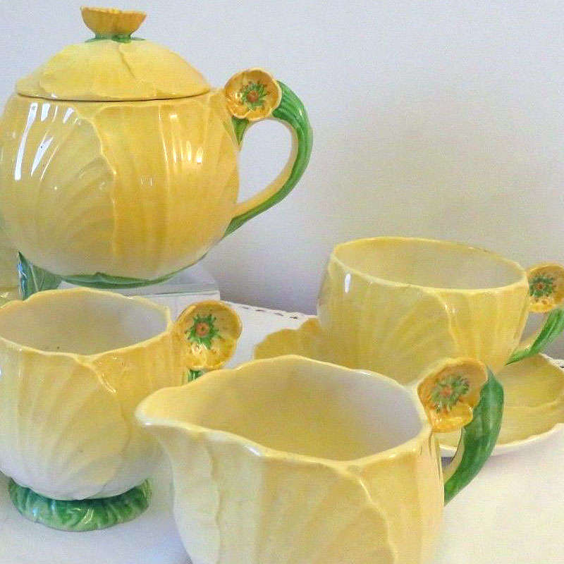 Carlton Ware Yellow Buttercup Tea For Two