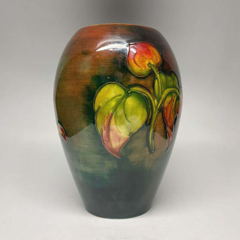 Flambe Walter Moorcroft Dahlia Vase