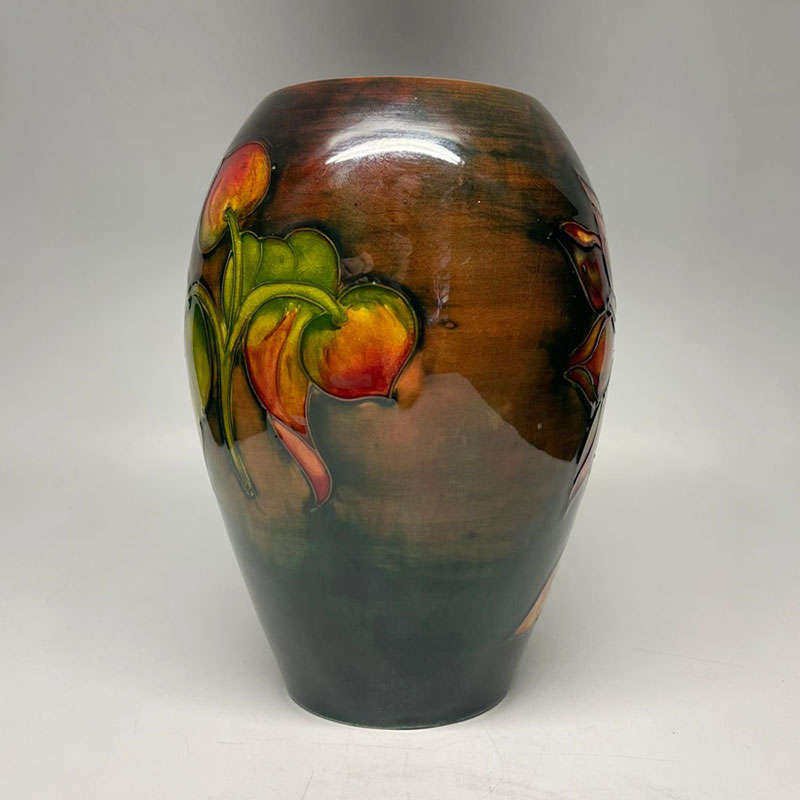 Flambe Walter Moorcroft Dahlia Vase