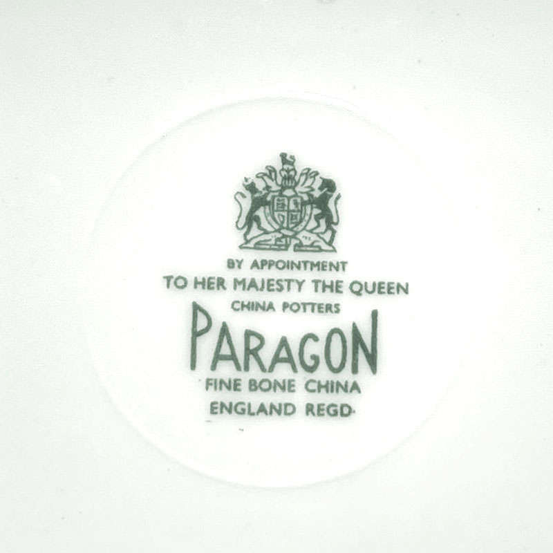 Paragon Gilded Fruit Scene Rack Plate