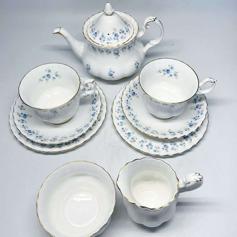 Royal Albert Bachelor Tea Set Memory Lane
