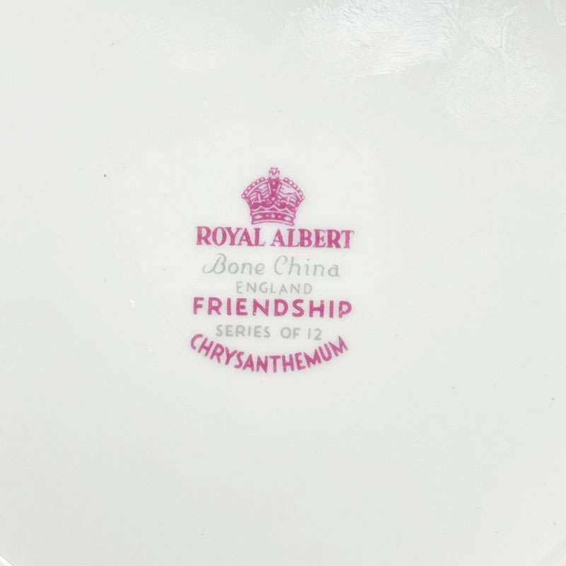 Royal Albert Trio Friendship Series Chrysanthemum