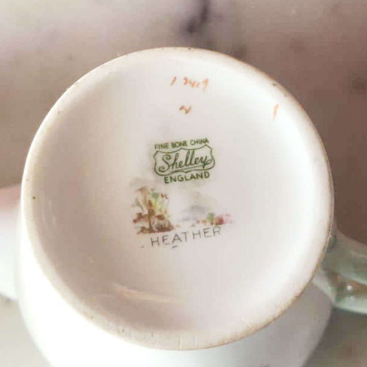 Shelley Heather Milk and Sugar Coffee Service