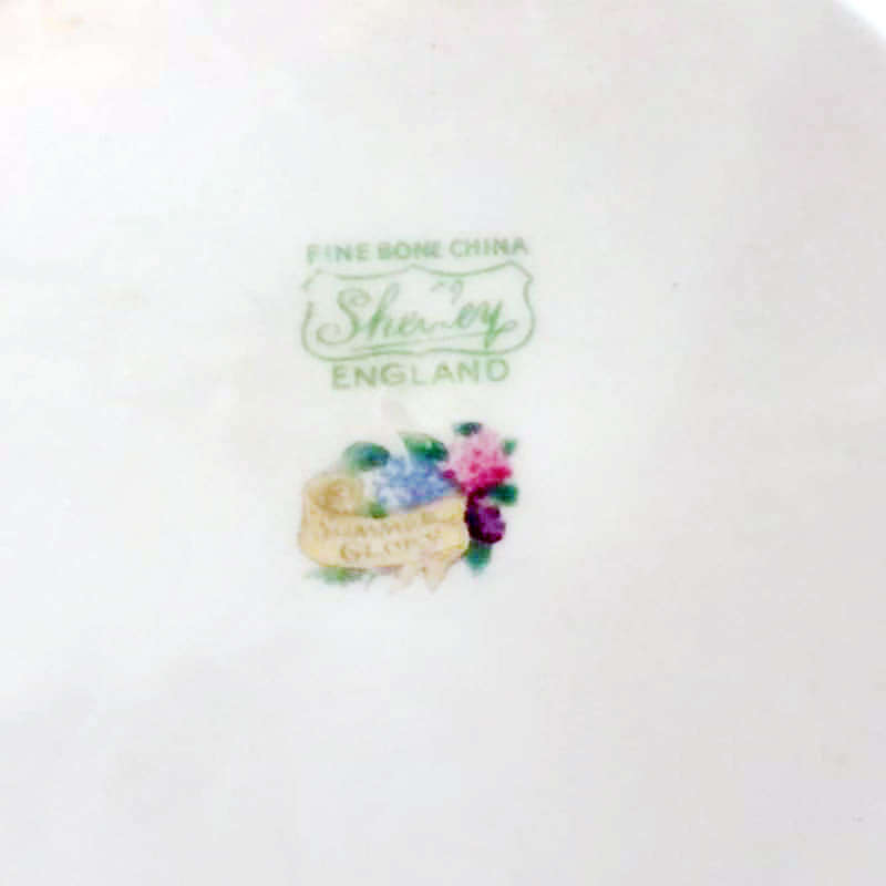 Shelley Summer Glory Large Cake Plate