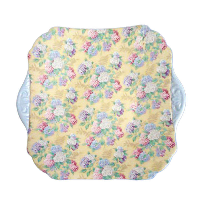Shelley Summer Glory Large Cake Plate
