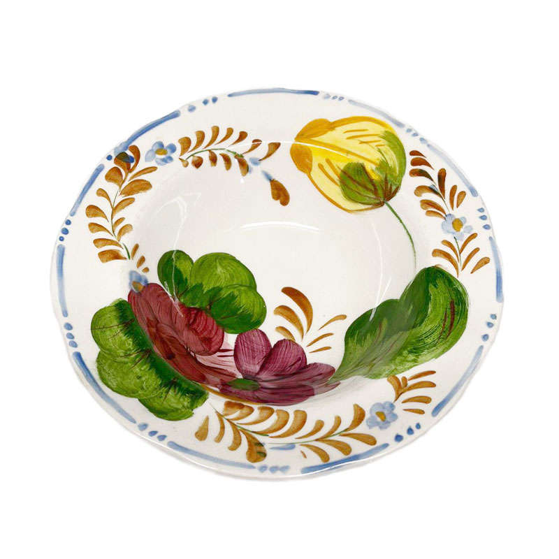 Belle Fiore Lipped Dessert Bowl