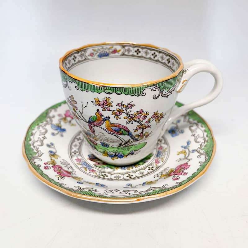 Copeland Spode Eden Demitasse Twisted Handle Duo