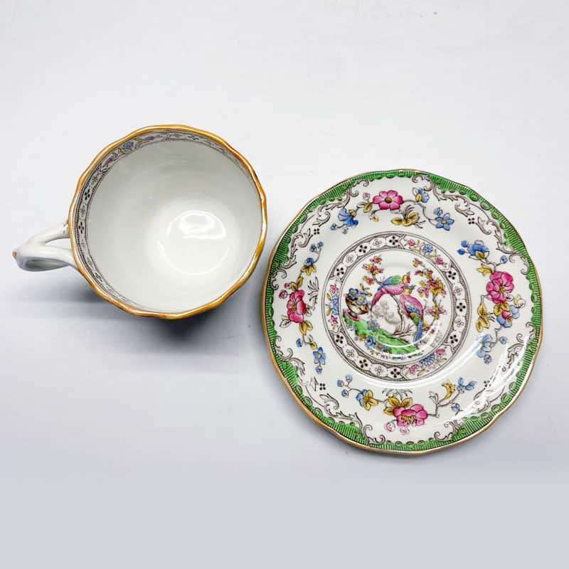 Copeland Spode Eden Demitasse Twisted Handle Duo