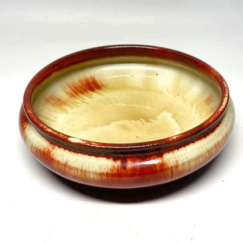 Linnware Brown Glazed Low Bowl