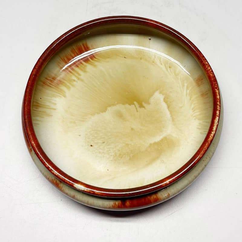 Linnware Brown Glazed Low Bowl