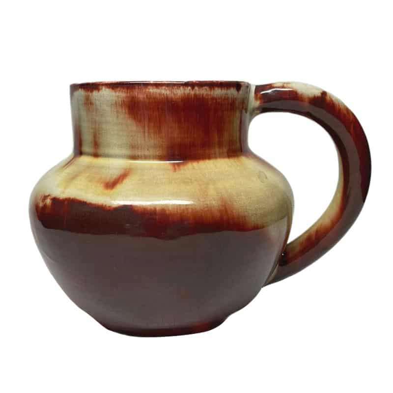Linnware Brown Green Glazed Jug