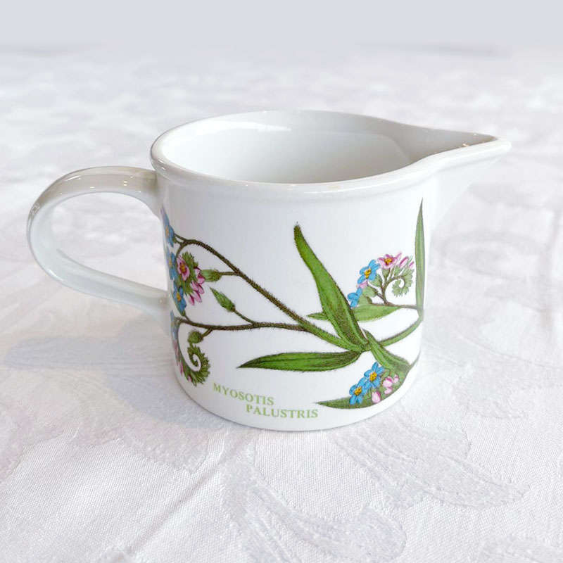 Portmeirion Botanic Garden Coffee Milk Jug Forget Me Not