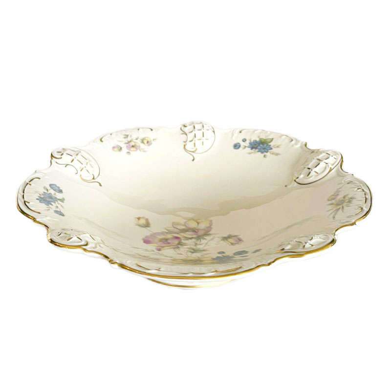 Rosenthal Gilded Floral Decorative Bowl C1950