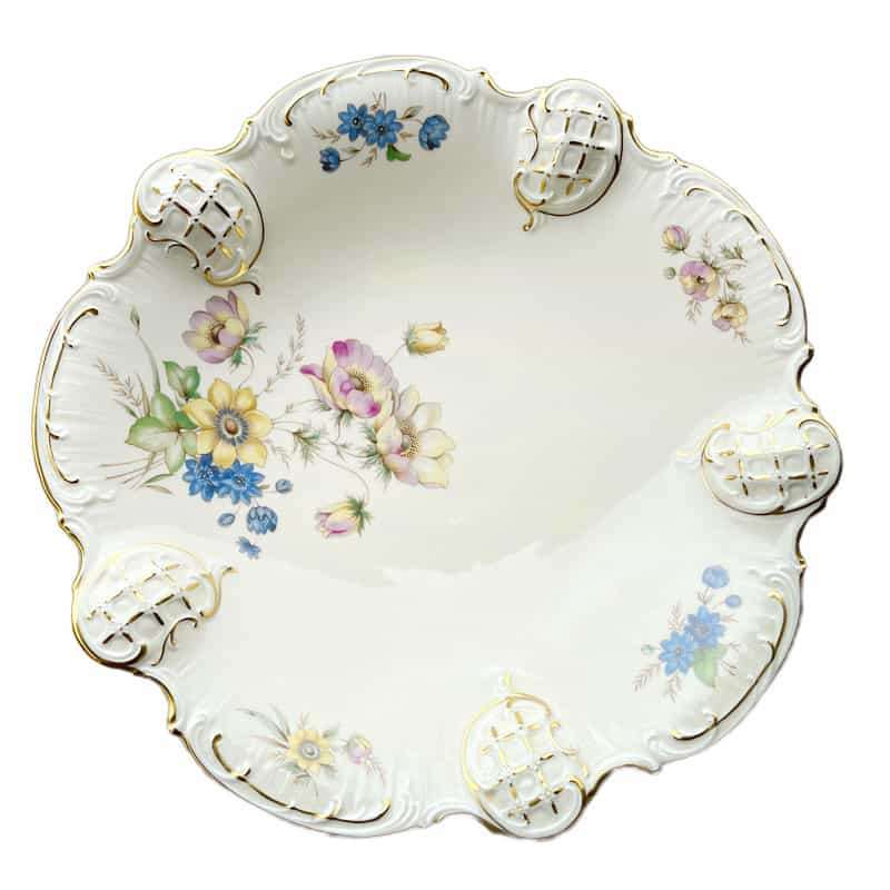 Rosenthal Gilded Floral Decorative Bowl C1950