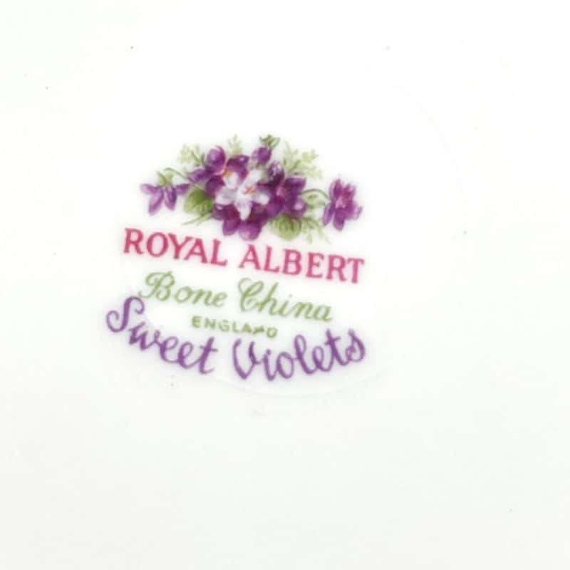 Royal Albert Sweet Violets Montrose Tea Trio