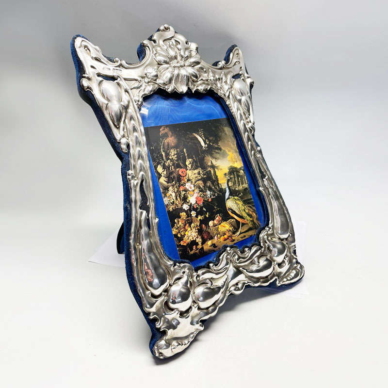 Art Nouveau Hallmarked Silver Picture Frame Carrs