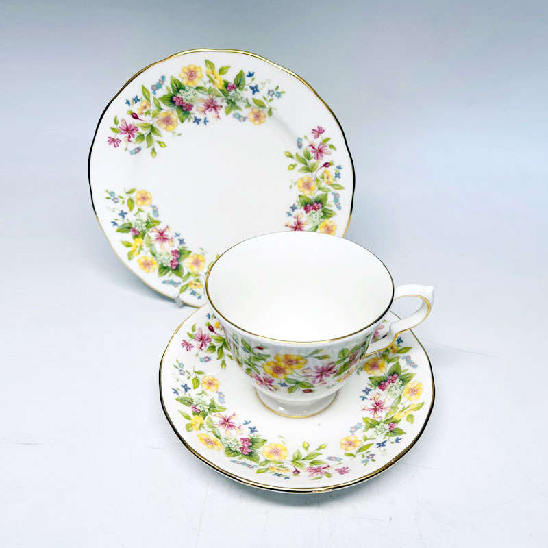 Colclough Tea Trio Hedgerow 8682