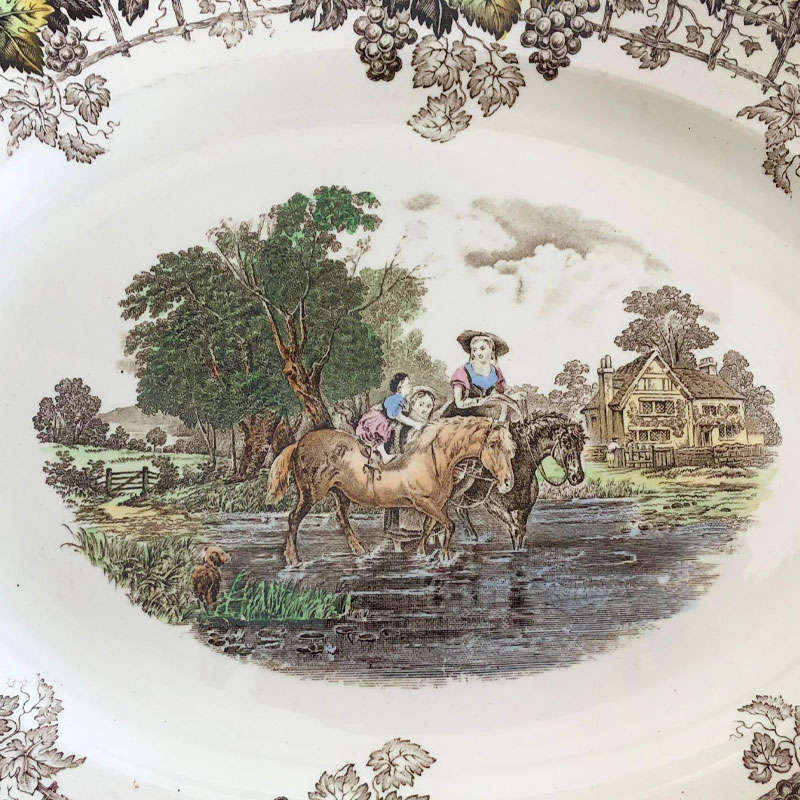 Copeland Spode Byron Pattern Medium Platter