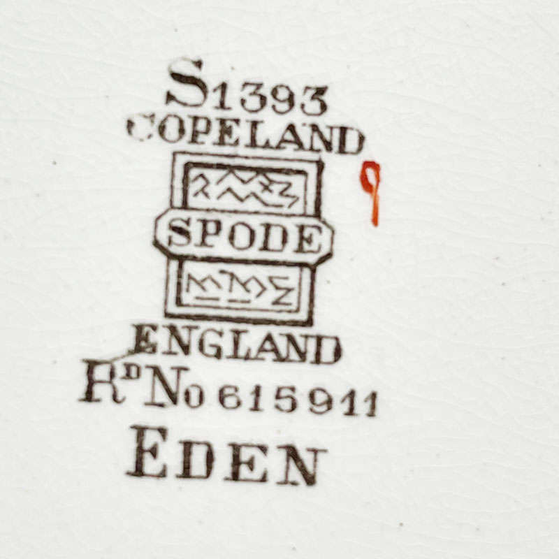 Copeland Spode Eden Gravy Boat and Under Plate