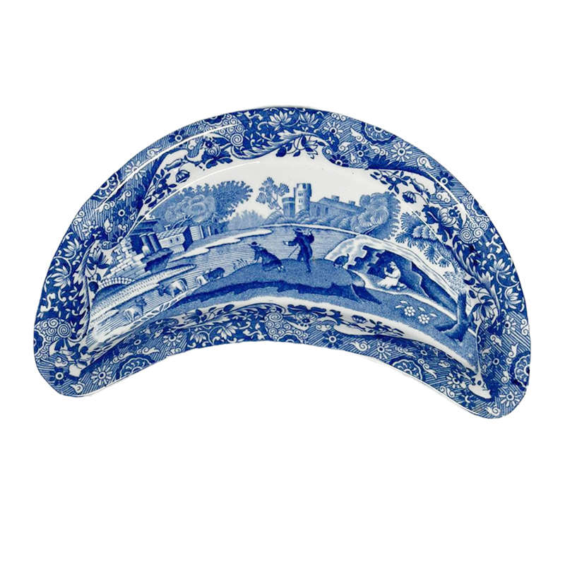 Copeland Spode Blue Italian Crescent Salad