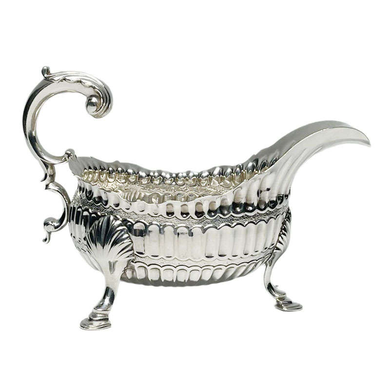 Hallmarked London Silver Sauce Boat William Comyns