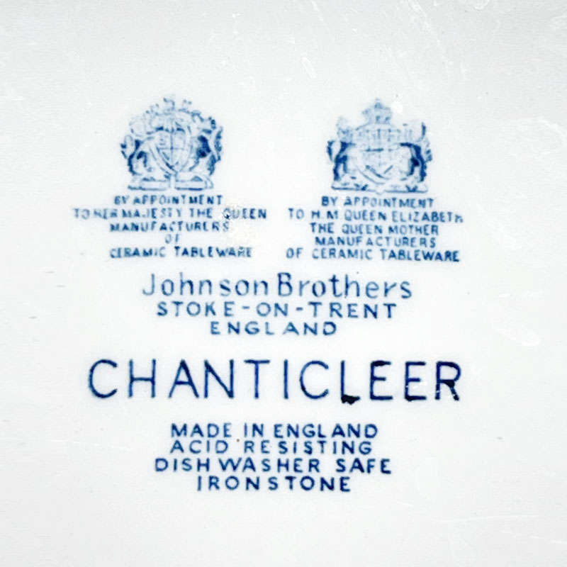 Johnson Brothers Chanticleer Sauce Boat On Saucer