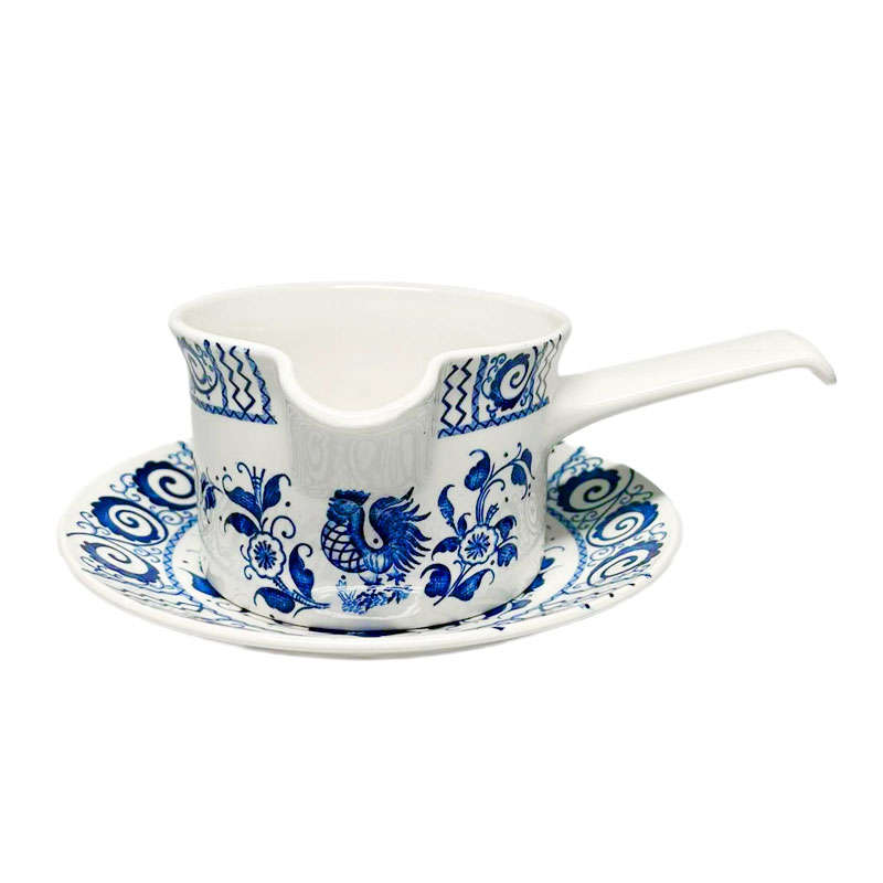 Johnson Brothers Chanticleer Sauce Boat On Saucer