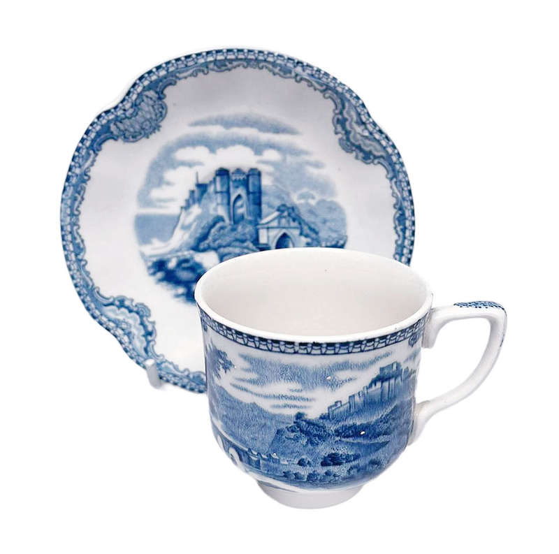 Johnson Brothers Old Britain Castles Demitasse Duo
