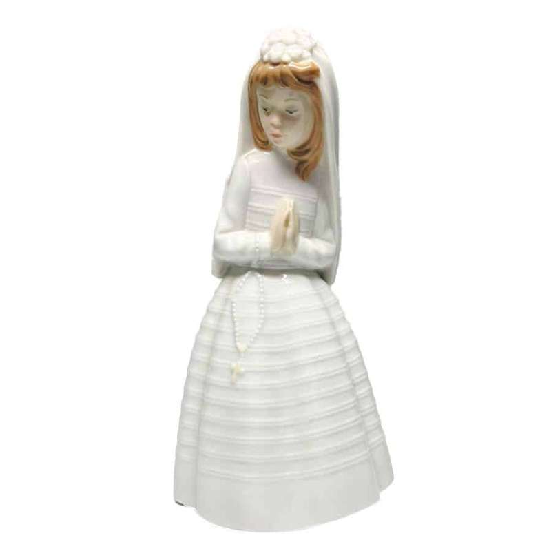 Nao By Lladro Girl Praying First Communion 0236
