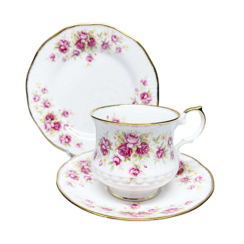 Queens China Trio Queens Rose