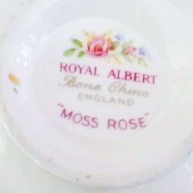 Royal Albert Demitasse Duo Moss Rose