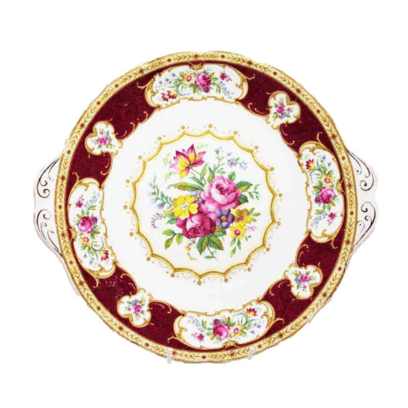 Royal Albert Lady Hamilton Pattern Cake Plate