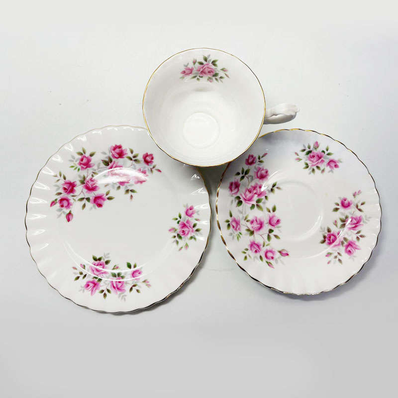Royal Albert Pink Roses Trio