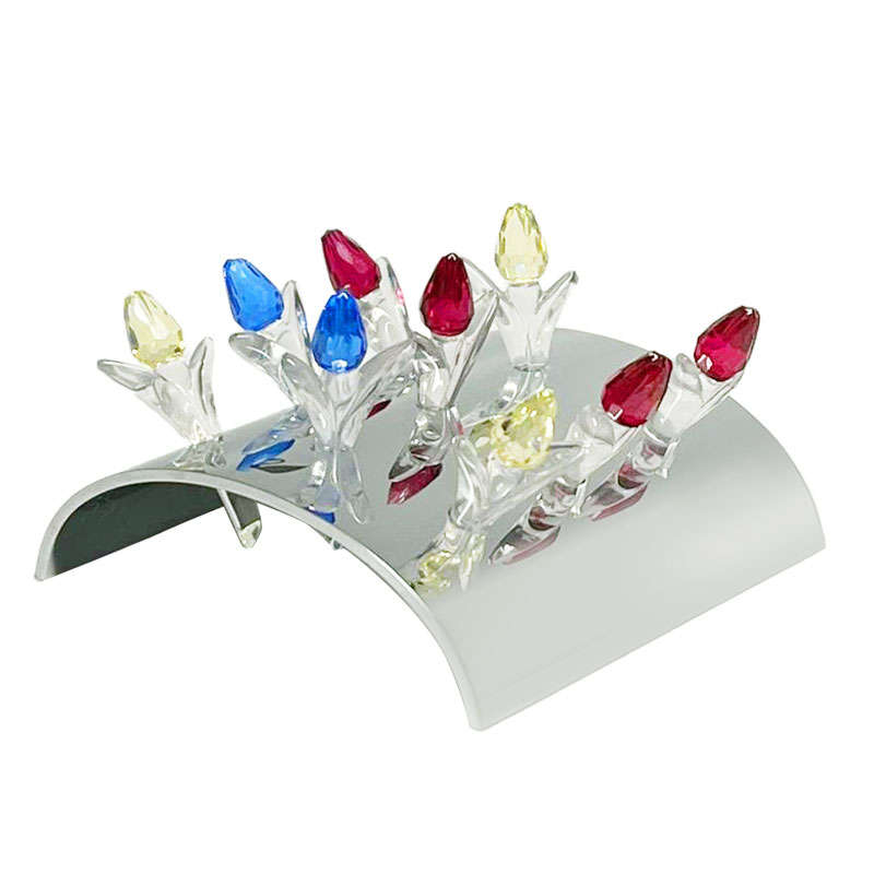 Swarovski Crystal Tulip Stand With 9 Tulips