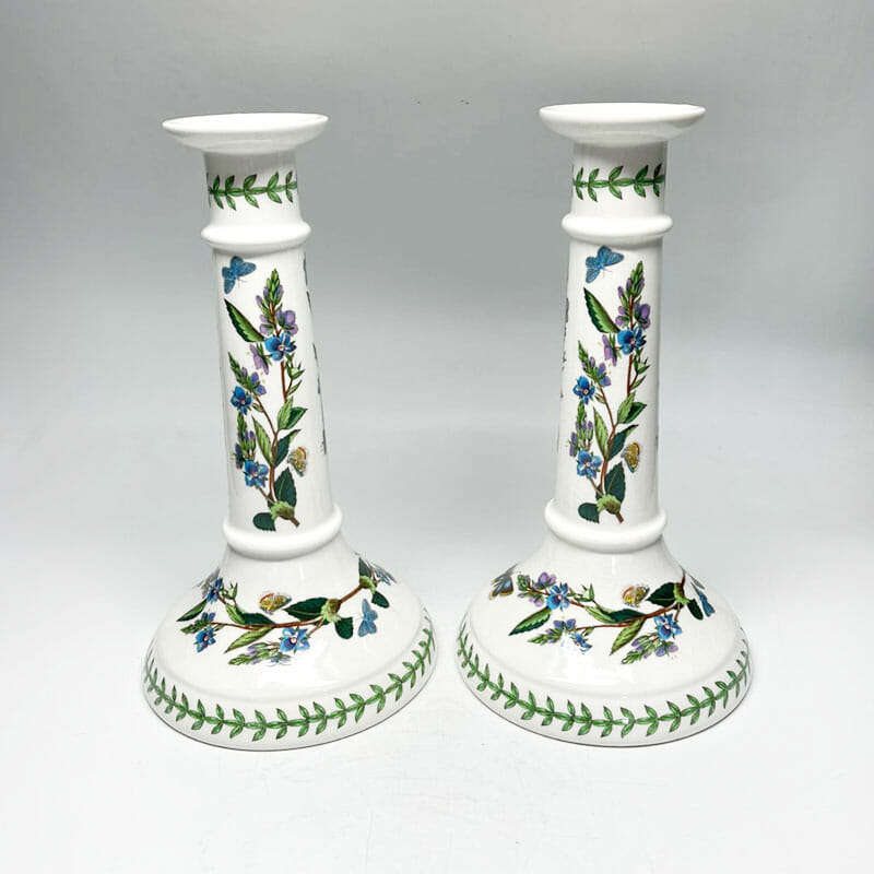 Portmeirion Botanic Garden Pair Candlesticks