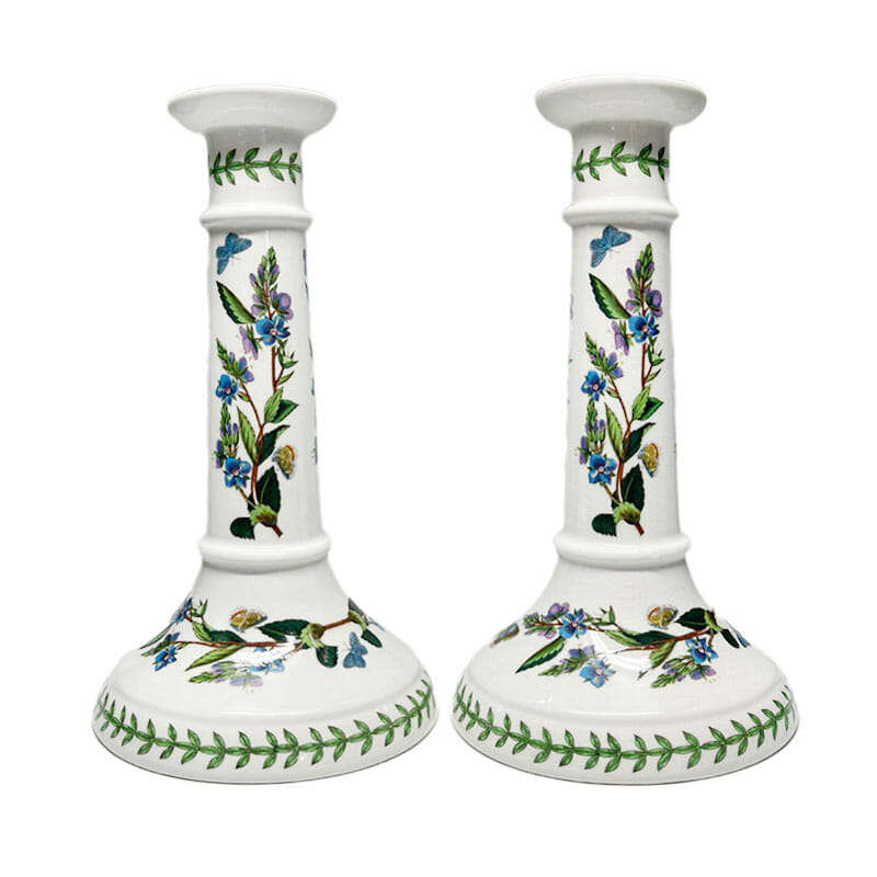 Portmeirion Botanic Garden Pair Candlesticks
