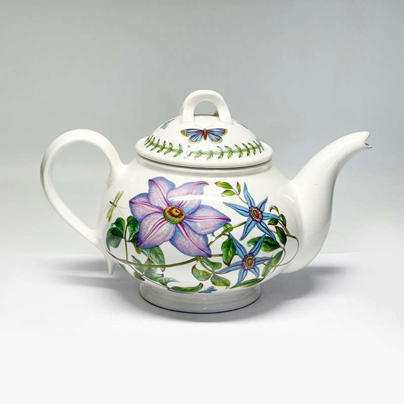 Portmeirion Purple Flower Tea Pot Botanic Garden